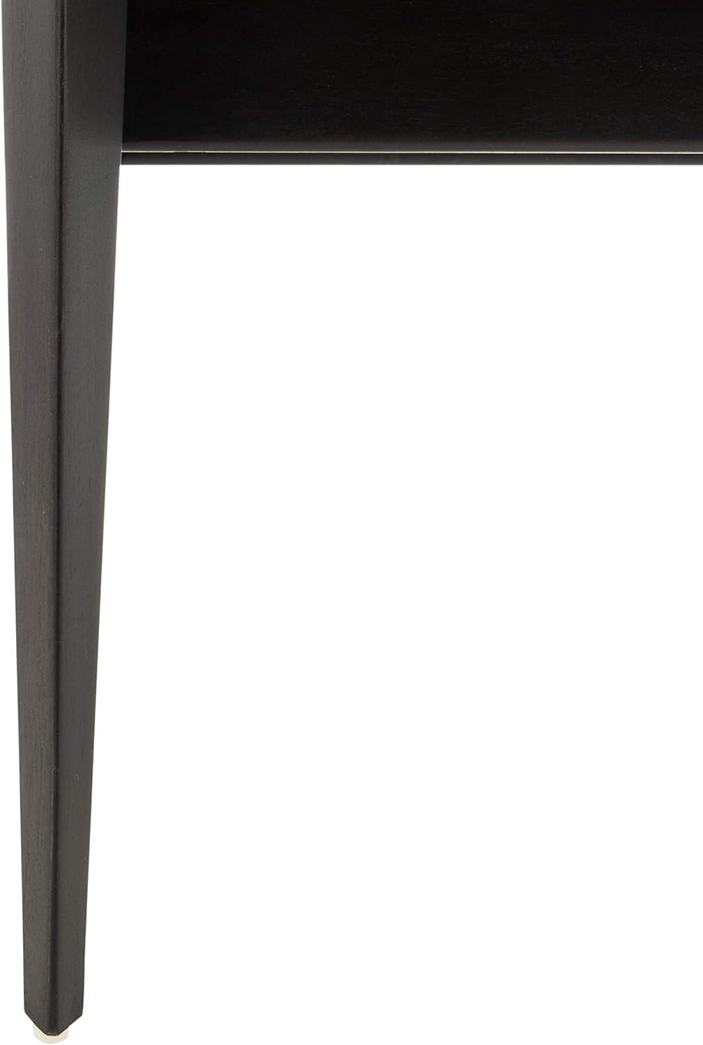 image:imageSafavieh Couture Dilan Brown and Black Woven Leather Safari ChairBlack Black