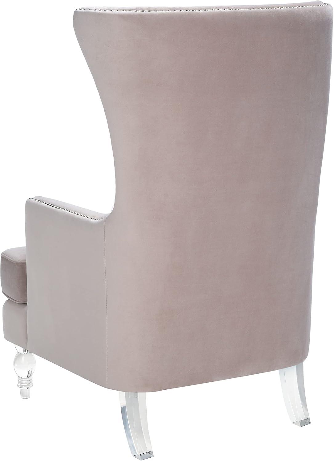 image:imageSafavieh Couture Geode Modern Wingback ChairPale Taupe