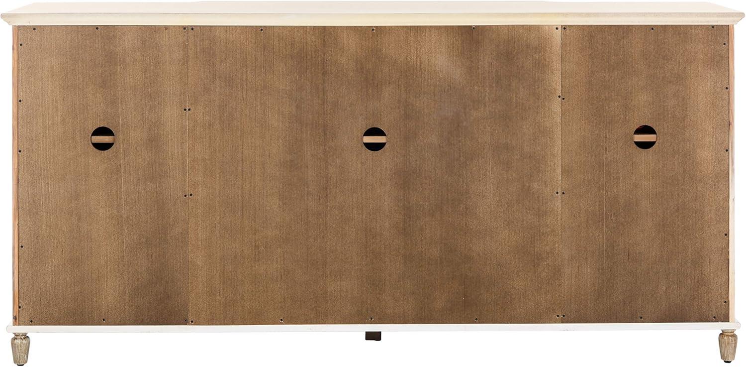 image:imageSafavieh Couture Home Juliette Contemporary Grey Mirrored SideboardWhite