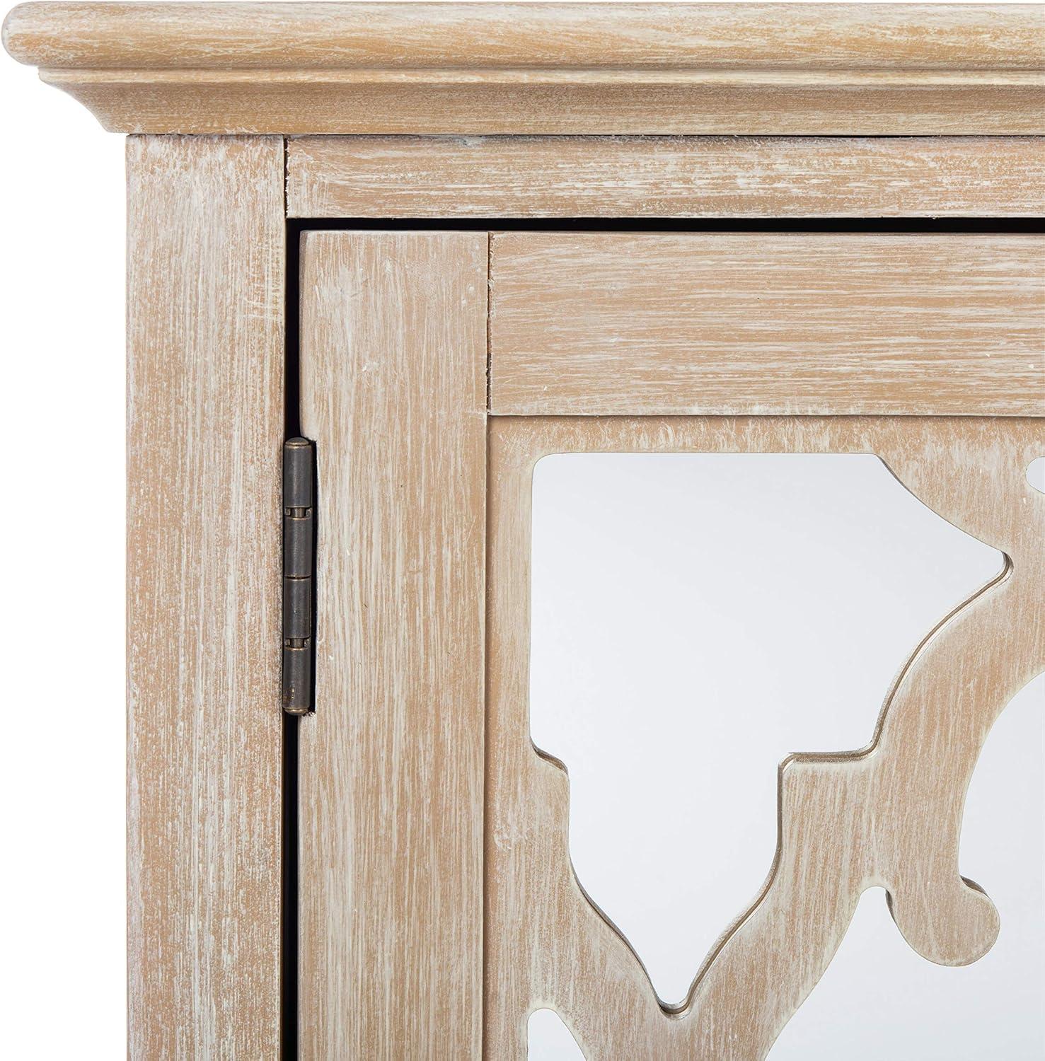 image:imageSafavieh Couture Home Juliette Contemporary Grey Mirrored SideboardWhite