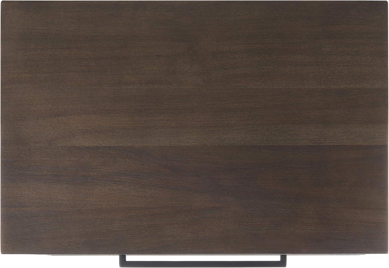 image:imageSafavieh Couture Mallory Dark Chocolate 1Drawer Storage NightstandDark Chocolate