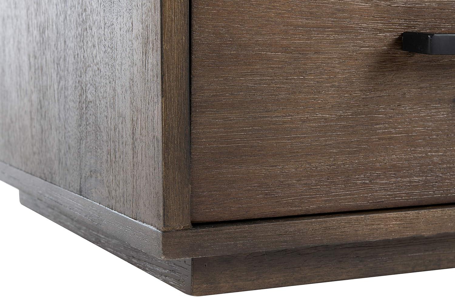 image:imageSafavieh Couture Mallory Dark Chocolate 1Drawer Storage NightstandDark Chocolate