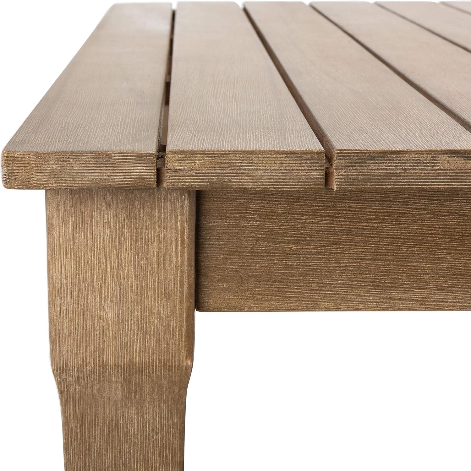 image:imageSafavieh Couture Patio Dominica Natural Wooden Outdoor Dining Table
