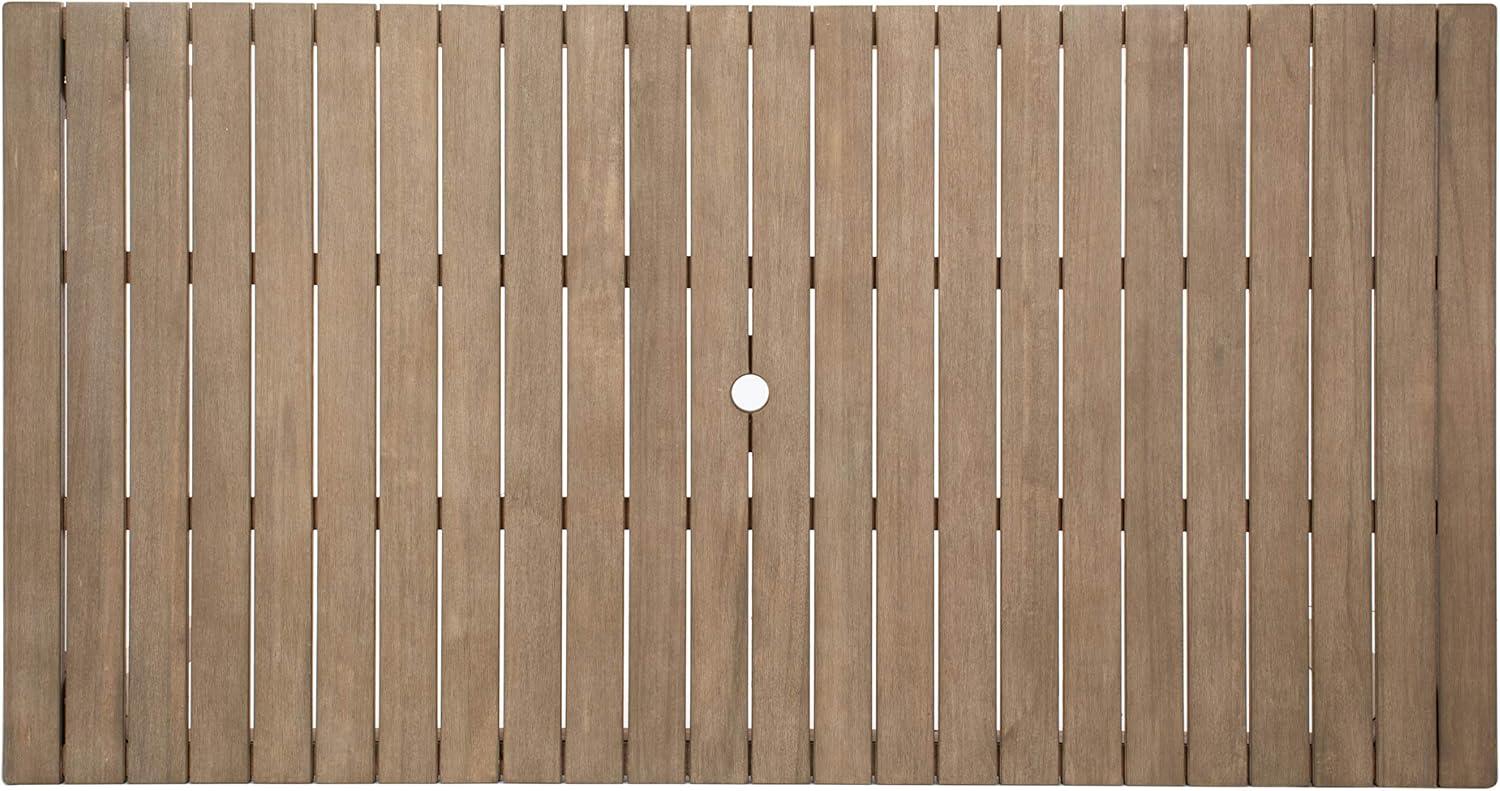 image:imageSafavieh Couture Patio Dominica Natural Wooden Outdoor Dining Table