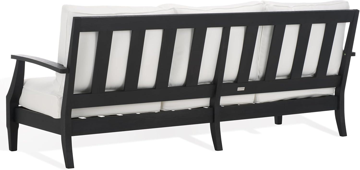 image:imageSafavieh Couture Patio Martinique Natural and White Wood Outdoor Sofa NaturalWhiteBlack