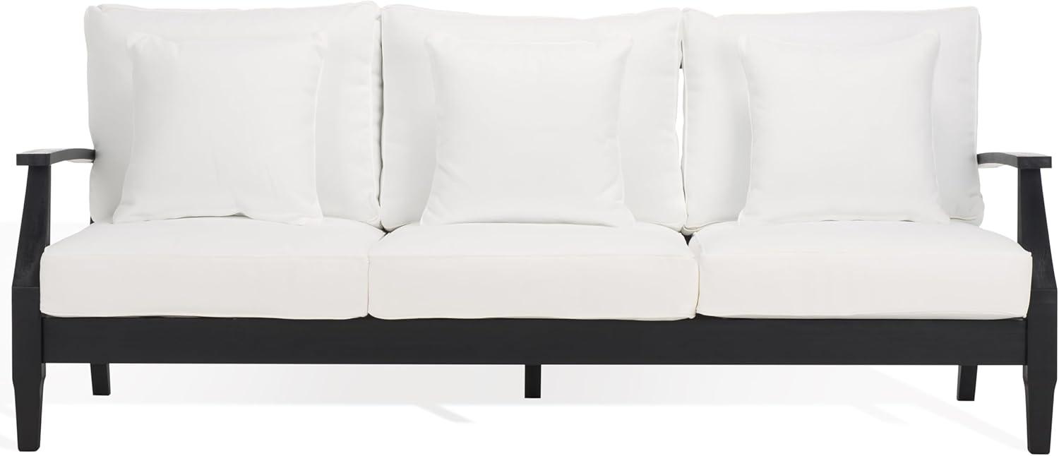 image:imageSafavieh Couture Patio Martinique Natural and White Wood Outdoor Sofa NaturalWhiteBlack
