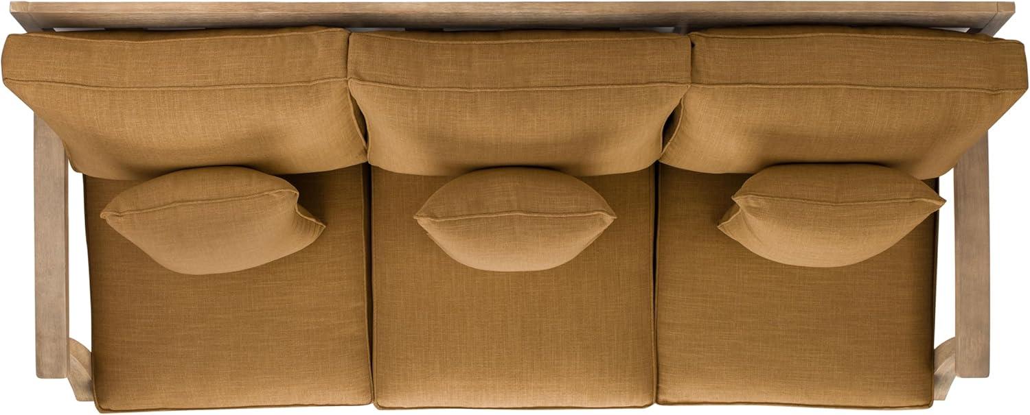 image:imageSafavieh Couture Patio Martinique Natural and White Wood Outdoor Sofa NaturalWhiteNaturalBrown