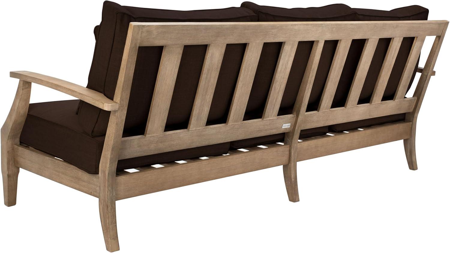 image:imageSafavieh Couture Patio Martinique Natural and White Wood Outdoor Sofa NaturalWhiteNaturalDark Brown