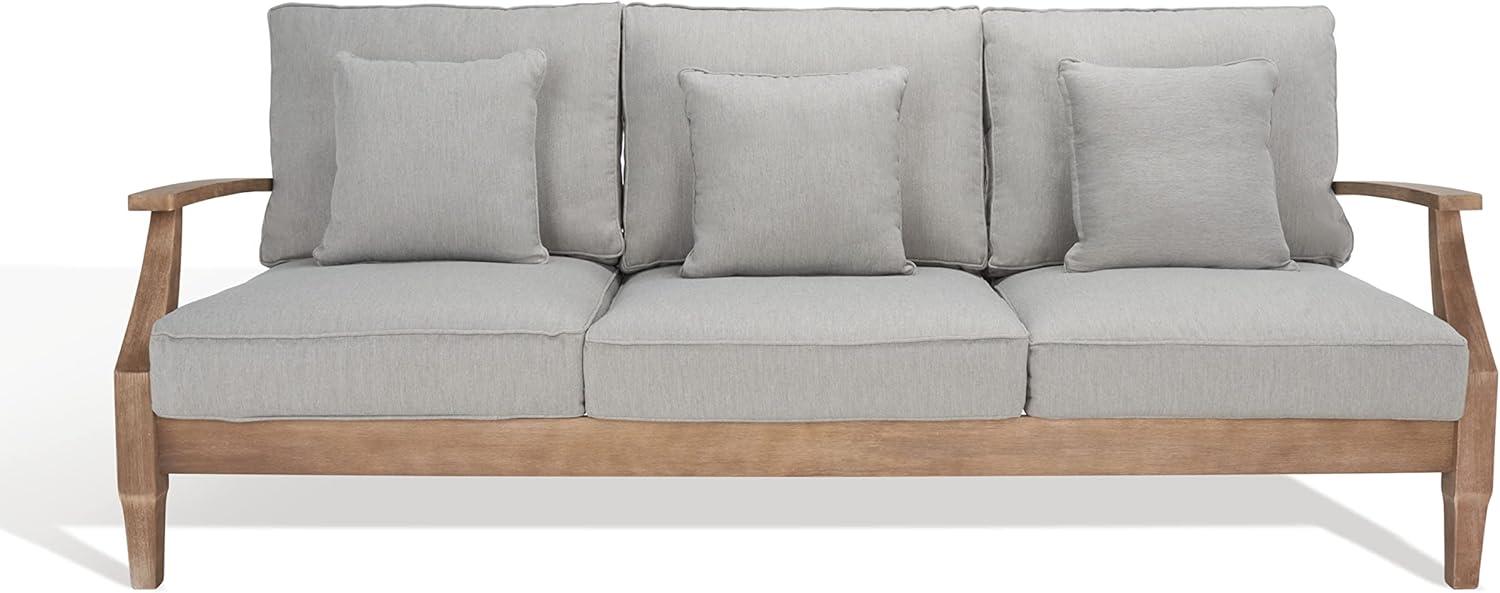 image:imageSafavieh Couture Patio Martinique Natural and White Wood Outdoor Sofa NaturalWhiteNaturalGrey