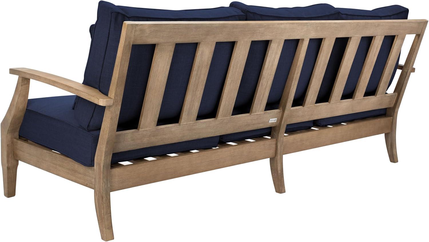 image:imageSafavieh Couture Patio Martinique Natural and White Wood Outdoor Sofa NaturalWhiteNaturalNavy