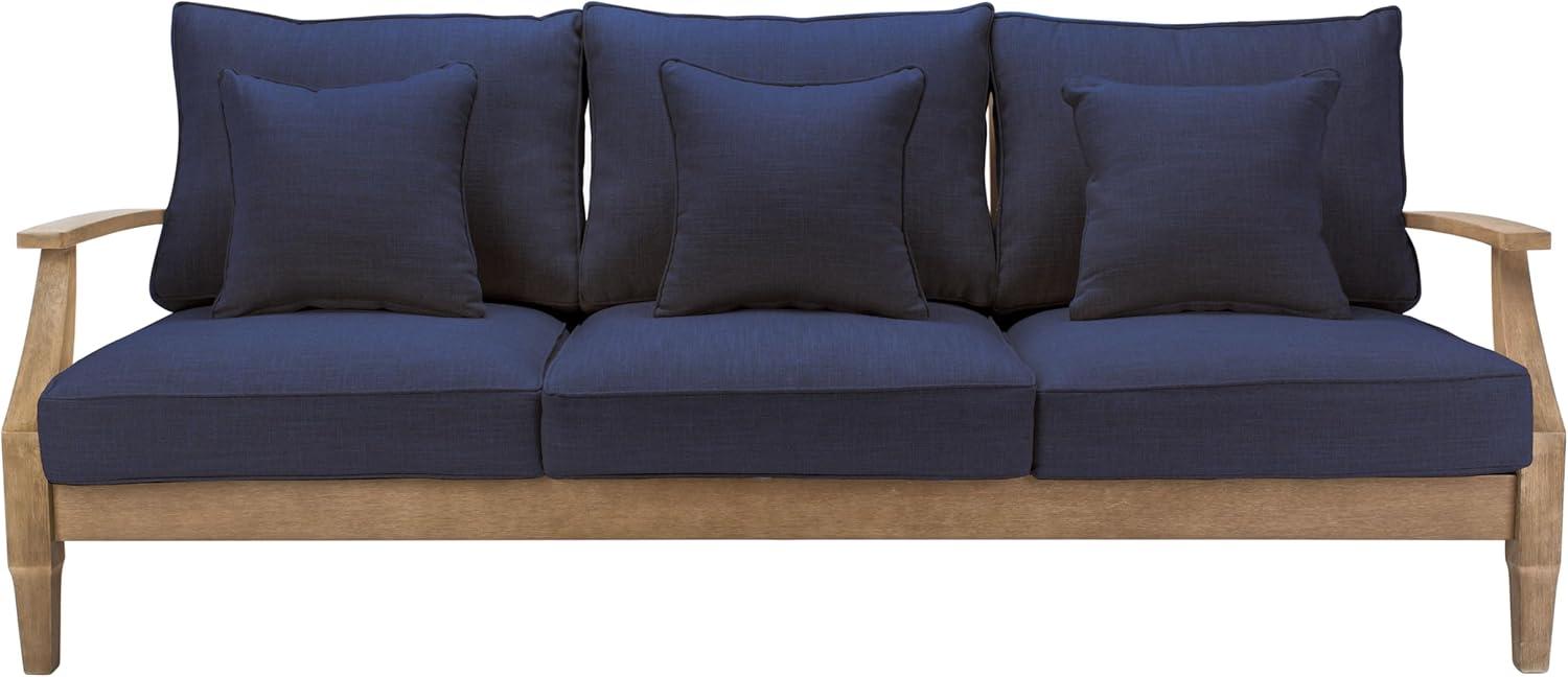 image:imageSafavieh Couture Patio Martinique Natural and White Wood Outdoor Sofa NaturalWhiteNaturalNavy