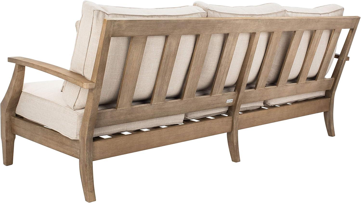 image:imageSafavieh Couture Patio Martinique Natural and White Wood Outdoor Sofa NaturalWhiteNaturalWhite
