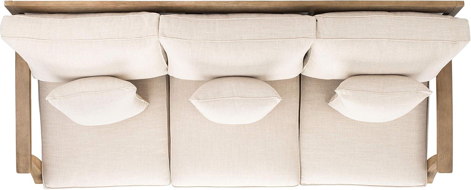 image:imageSafavieh Couture Patio Martinique Natural and White Wood Outdoor Sofa NaturalWhiteNaturalWhite
