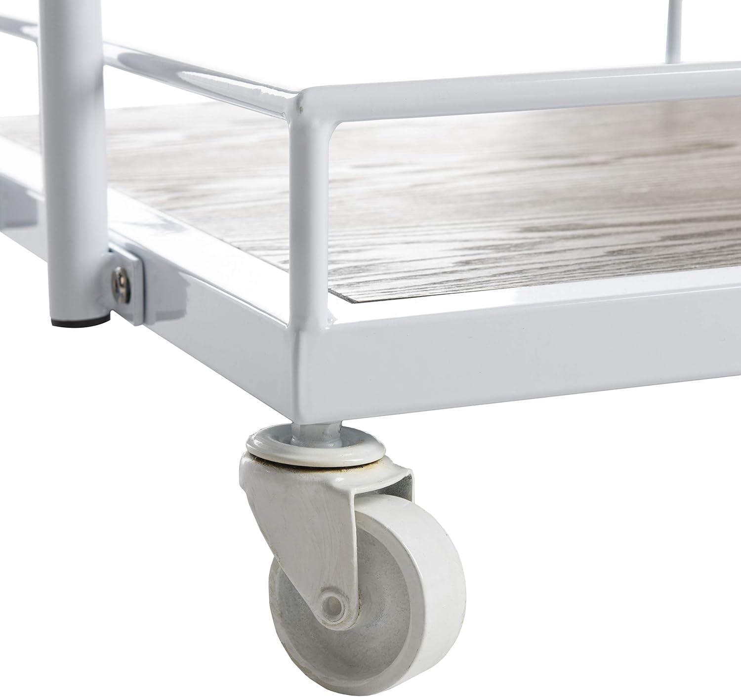 image:imageSafavieh Dawson Bar Cart Rustic OakWhiteRustic Oak White