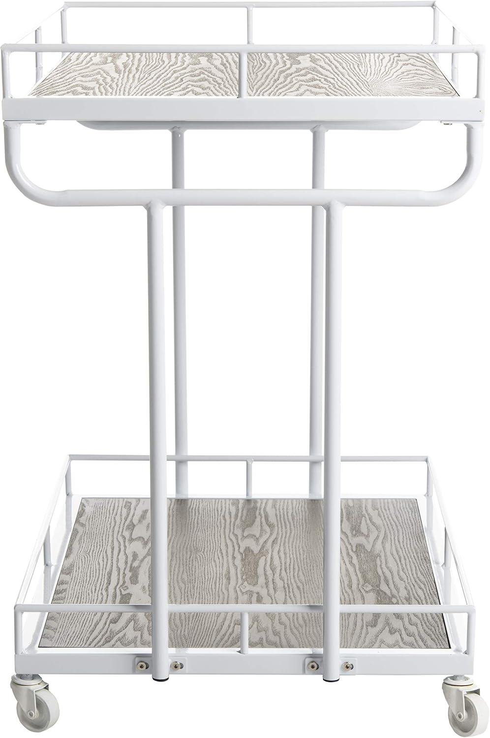 image:imageSafavieh Dawson Bar Cart Rustic OakWhiteRustic Oak White