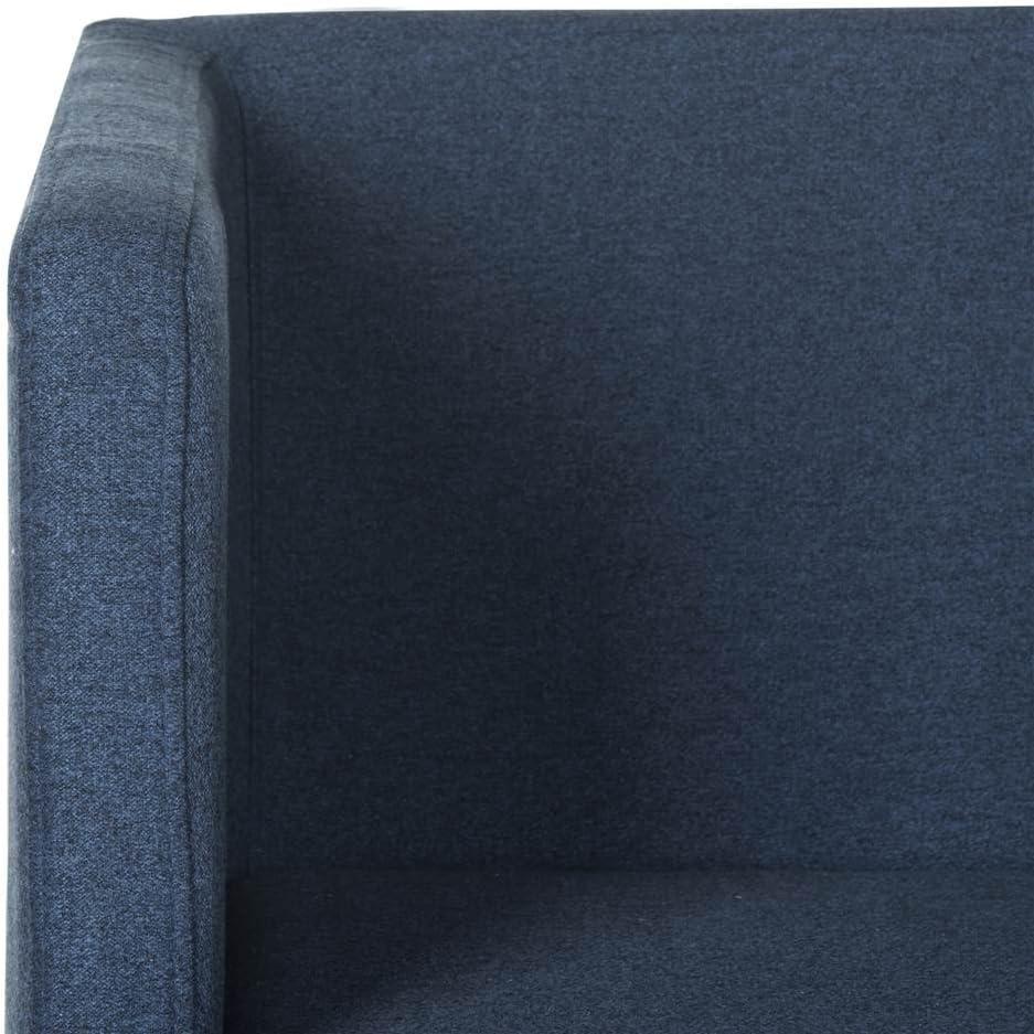 image:imageSafavieh Home Collection Celine Navy and Chrome Modern Glam Cross Leg ChairNavy Chrome