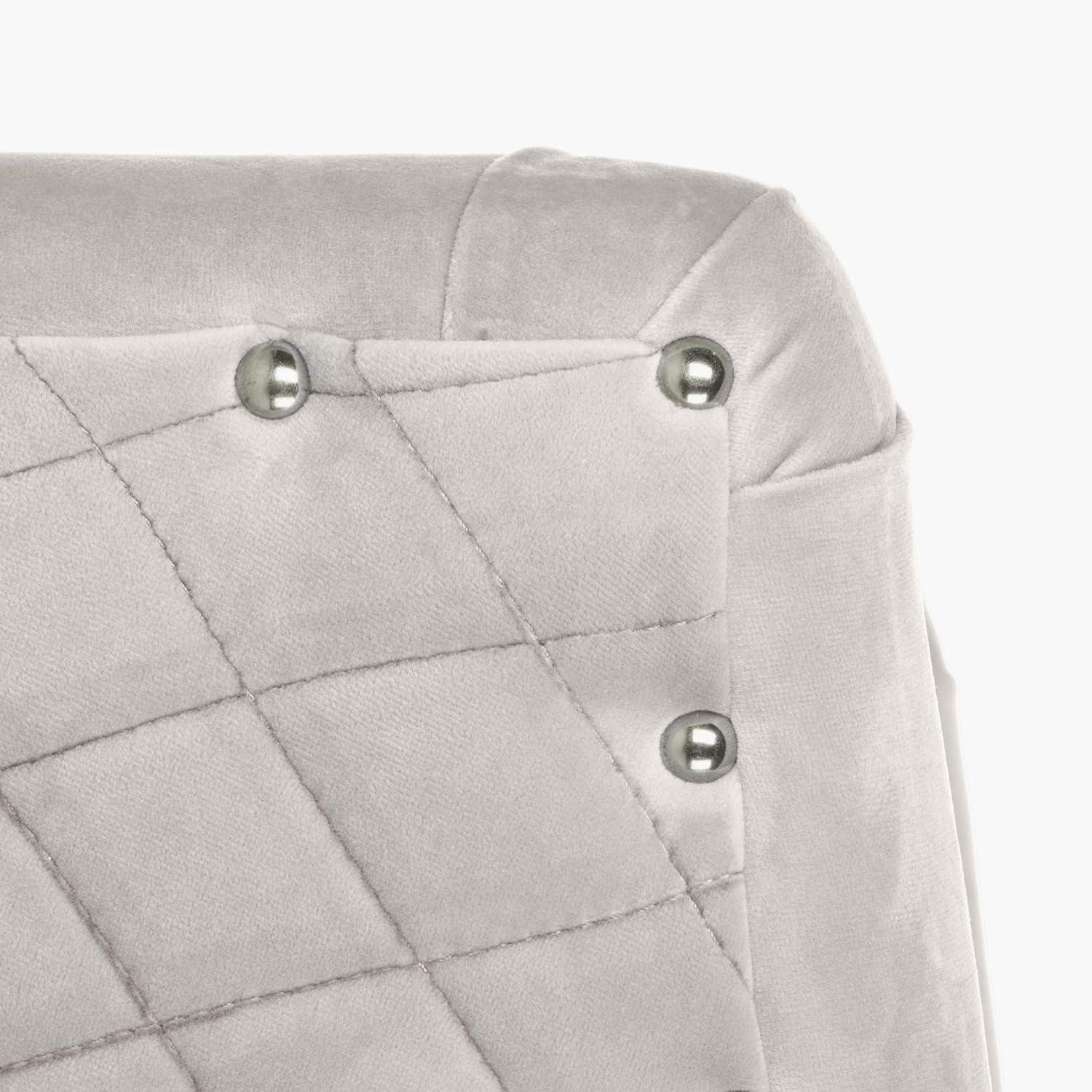 image:imageSafavieh Home Collection Clara Quilted Swivel Dusty Rose Tub Accent ChairPale Taupe Gold