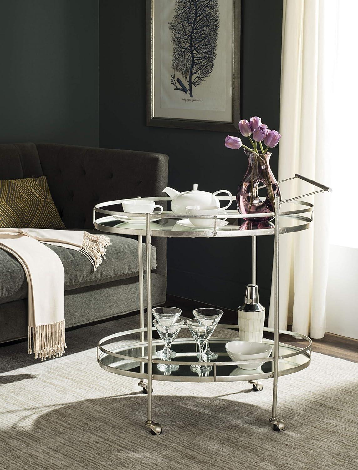 image:imageSafavieh Home Collection Dante Silver Bar Cart