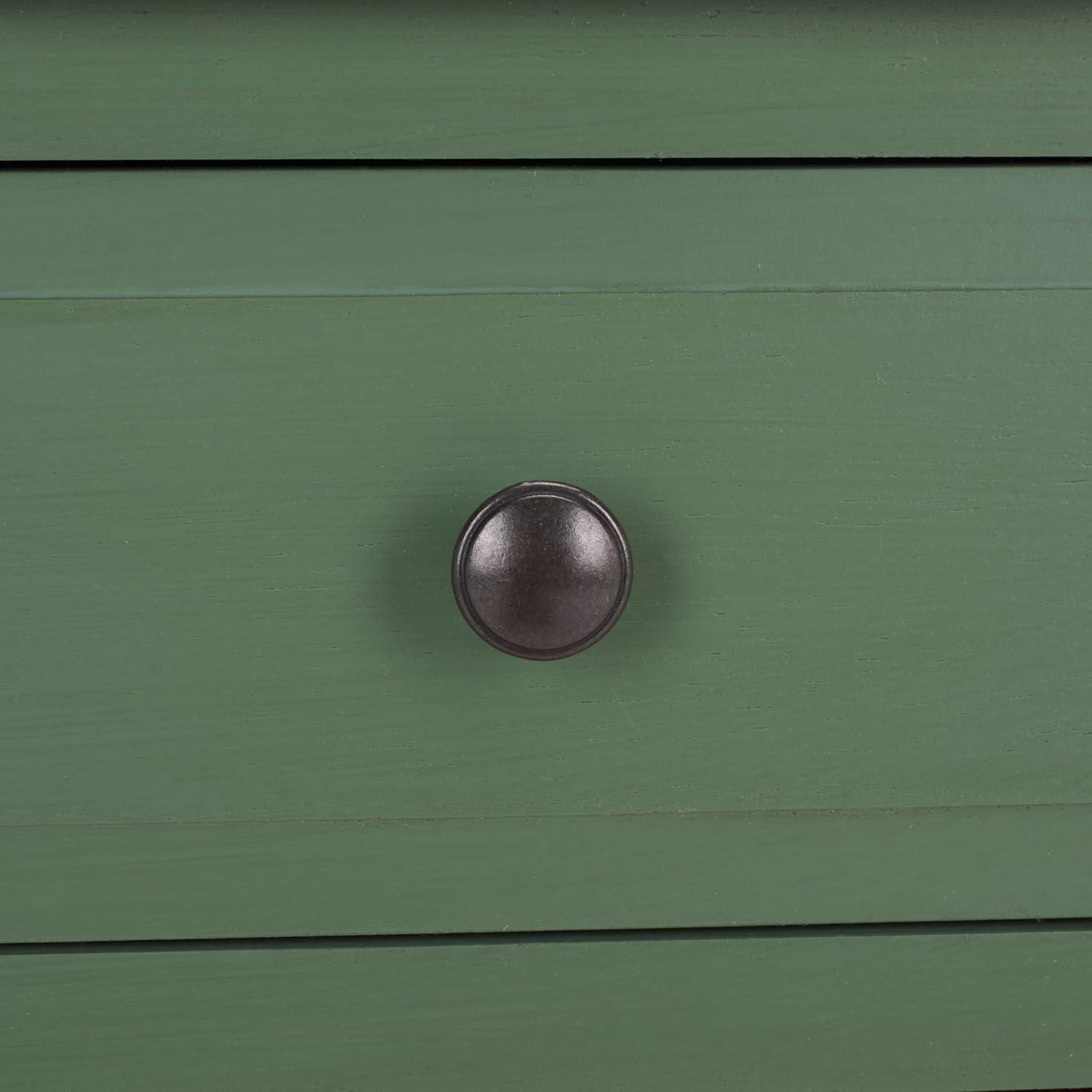 image:imageSafavieh Home Collection Everly Drawer White Wash 1Drawer 2 Removable Baskets Side TableDusty Green