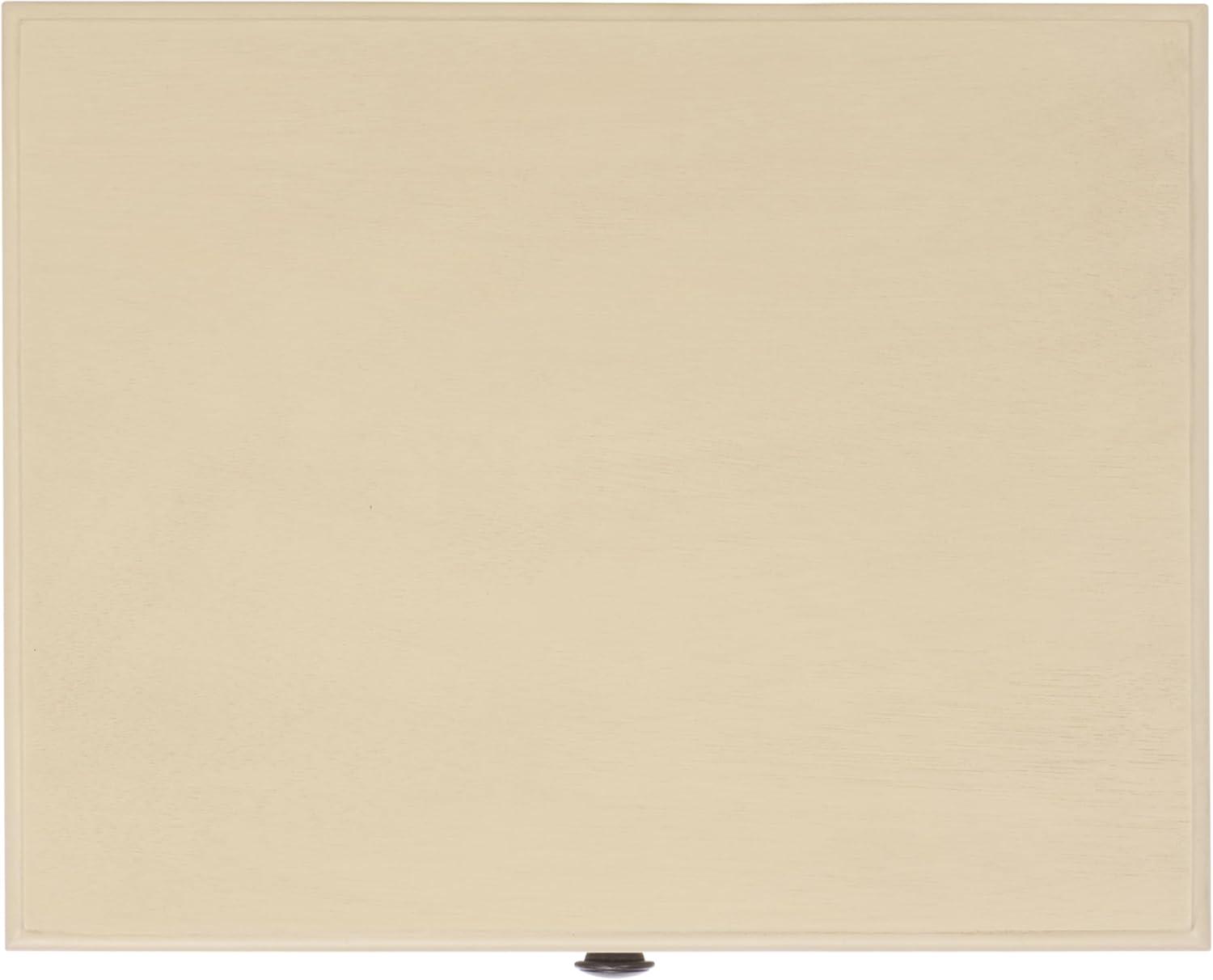 image:imageSafavieh Home Collection Everly Drawer White Wash 1Drawer 2 Removable Baskets Side TableSand