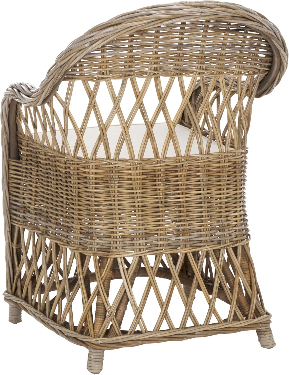 image:imageSafavieh Home Collection Inez Natural Wicker Club ChairNatural