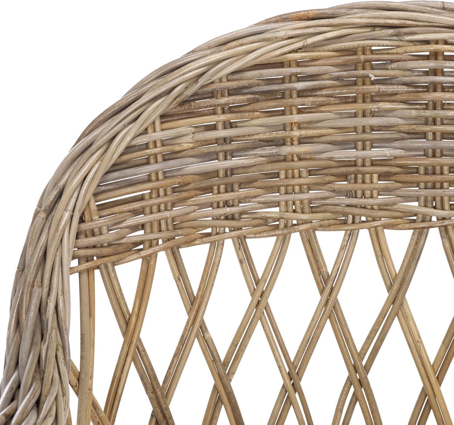 image:imageSafavieh Home Collection Inez Natural Wicker Club ChairNatural