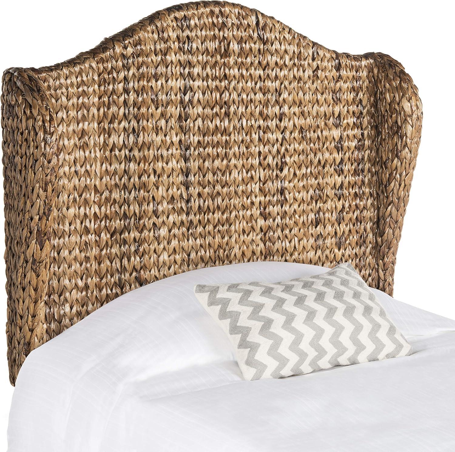image:imageSafavieh Home Collection Nadine Natural Winged Headboard FullBrown