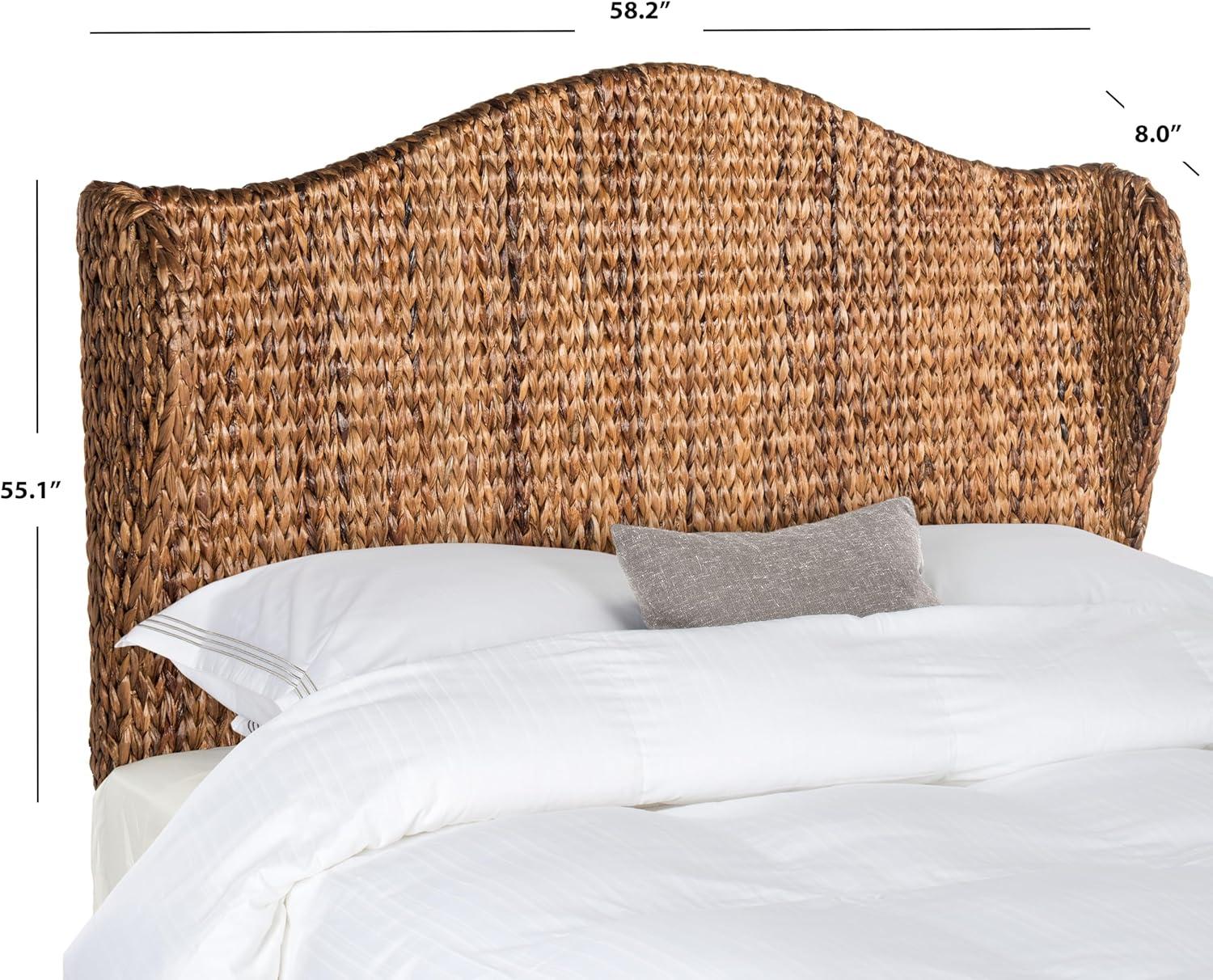 image:imageSafavieh Home Collection Nadine Natural Winged Headboard FullBrown