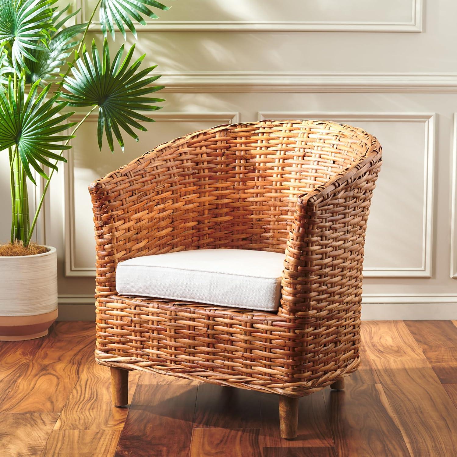 image:imageSafavieh Home Collection Omni Honey Barrel ChairHoney