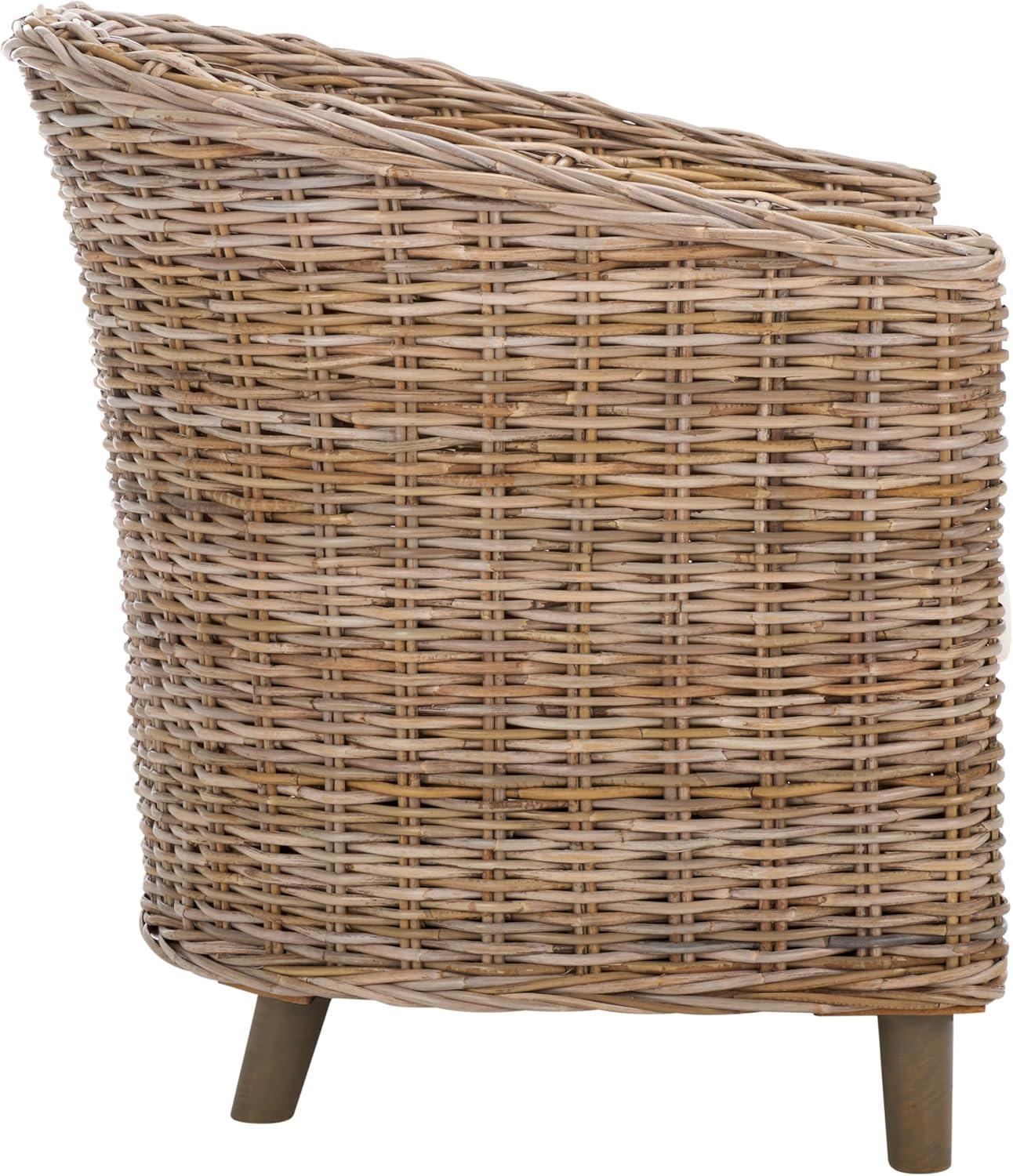 image:imageSafavieh Home Collection Omni Honey Barrel ChairNatural