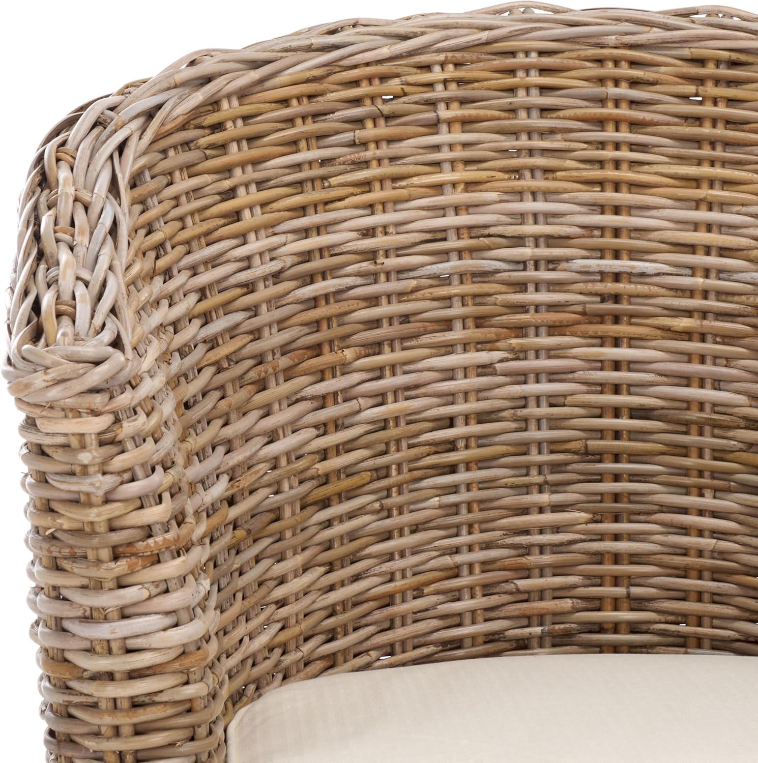 image:imageSafavieh Home Collection Omni Honey Barrel ChairNatural