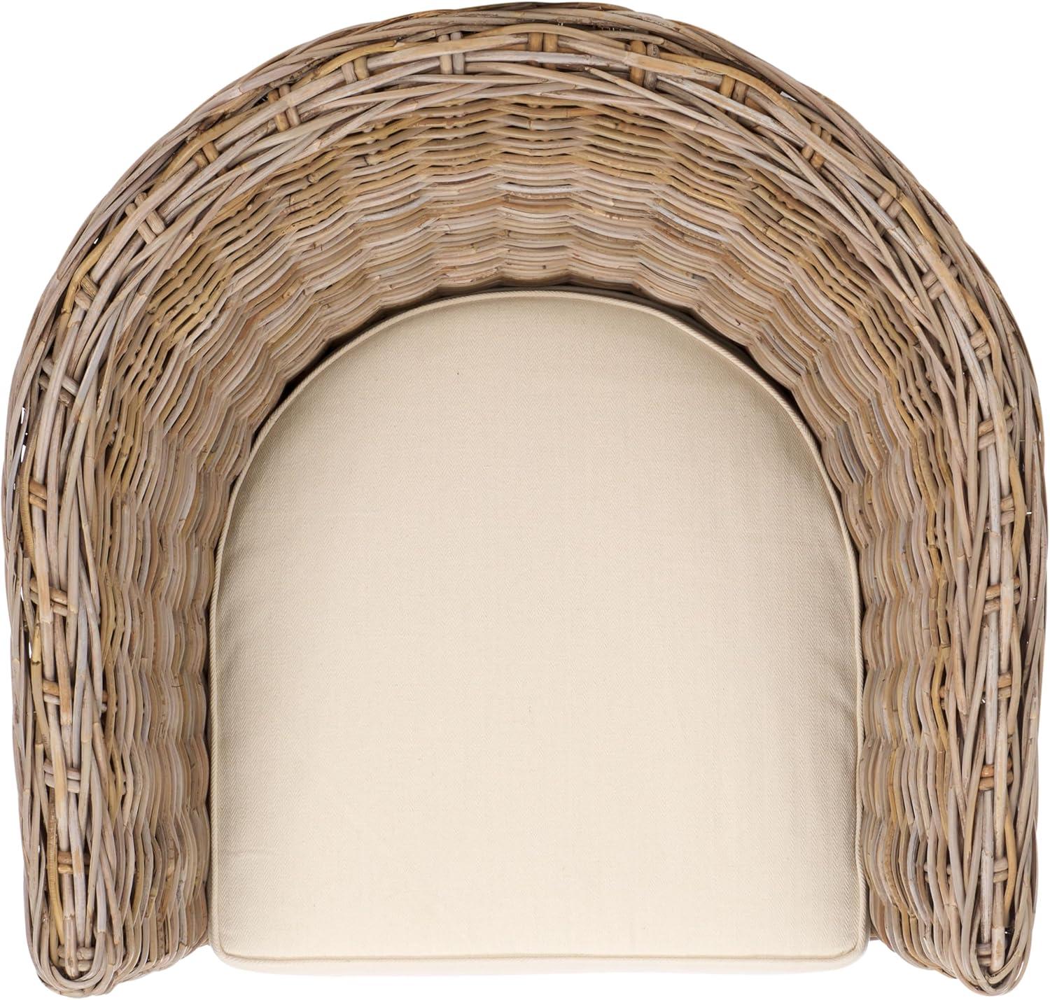 image:imageSafavieh Home Collection Omni Honey Barrel ChairNatural