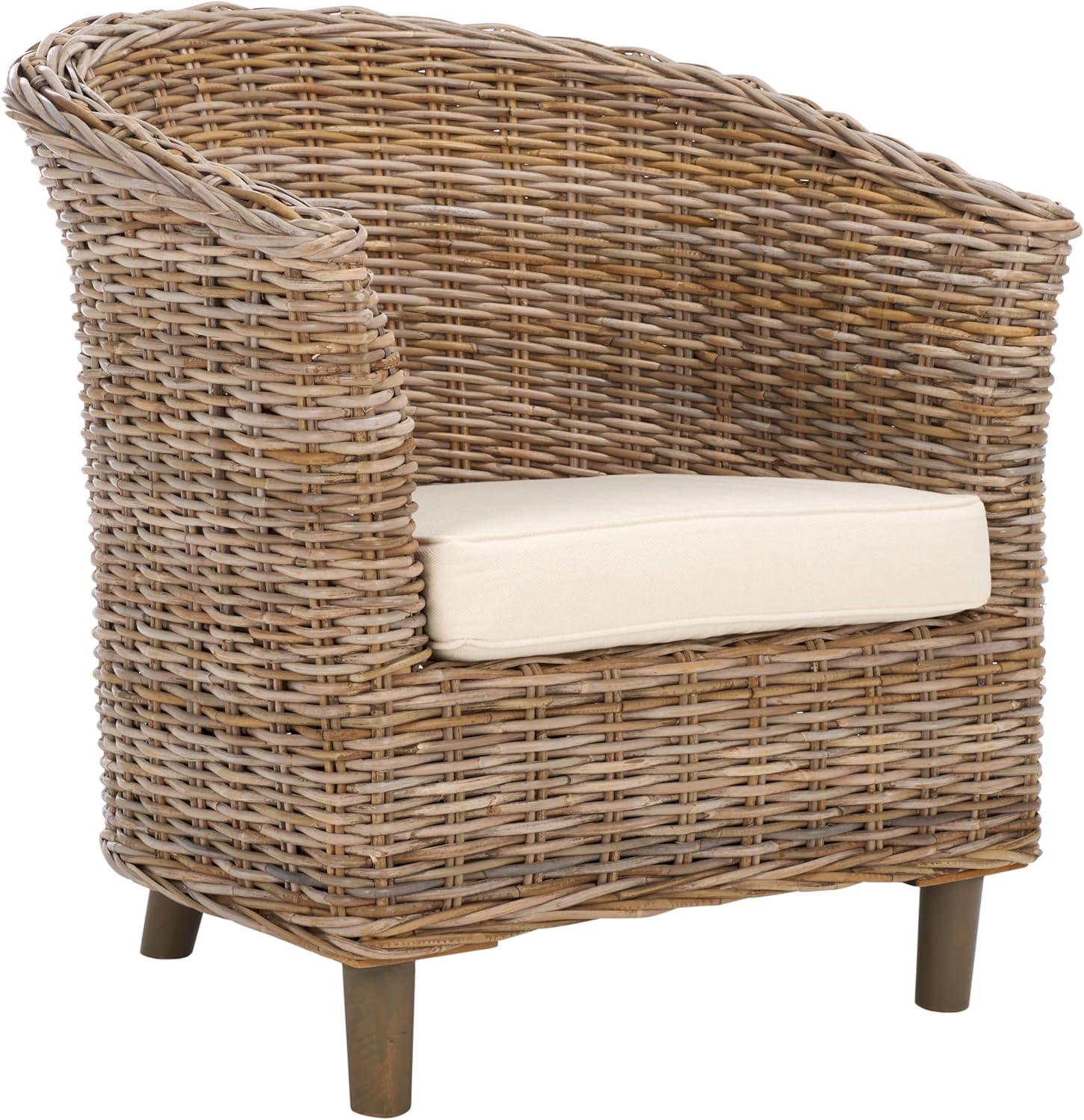 image:imageSafavieh Home Collection Omni Honey Barrel ChairNatural