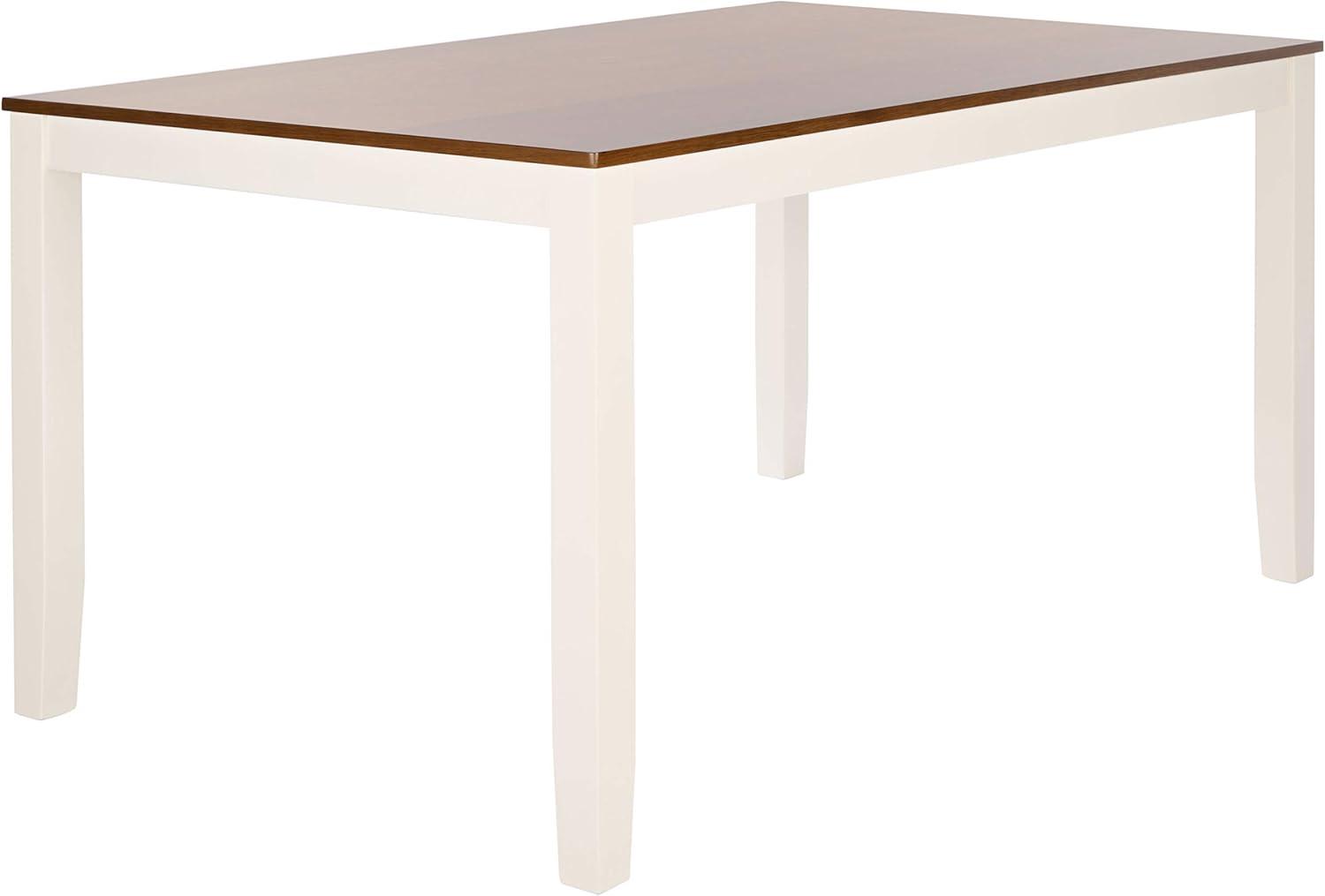 image:imageSafavieh Home Collection Silio White Rectangle Dining TableWhite Natural