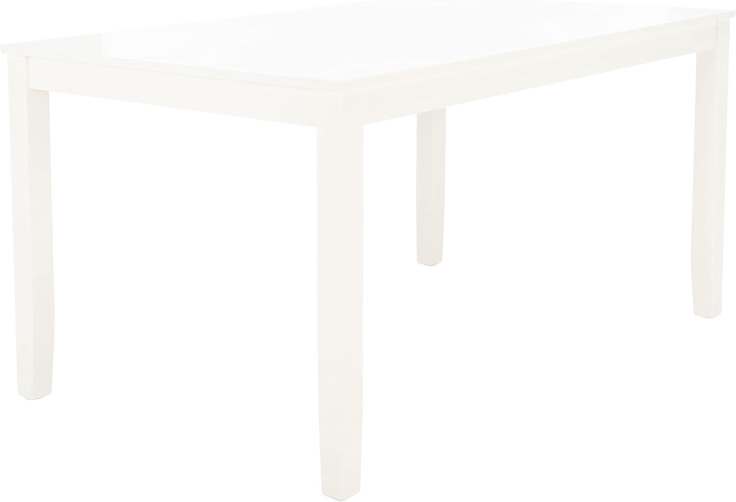image:imageSafavieh Home Collection Silio White Rectangle Dining TableWhite
