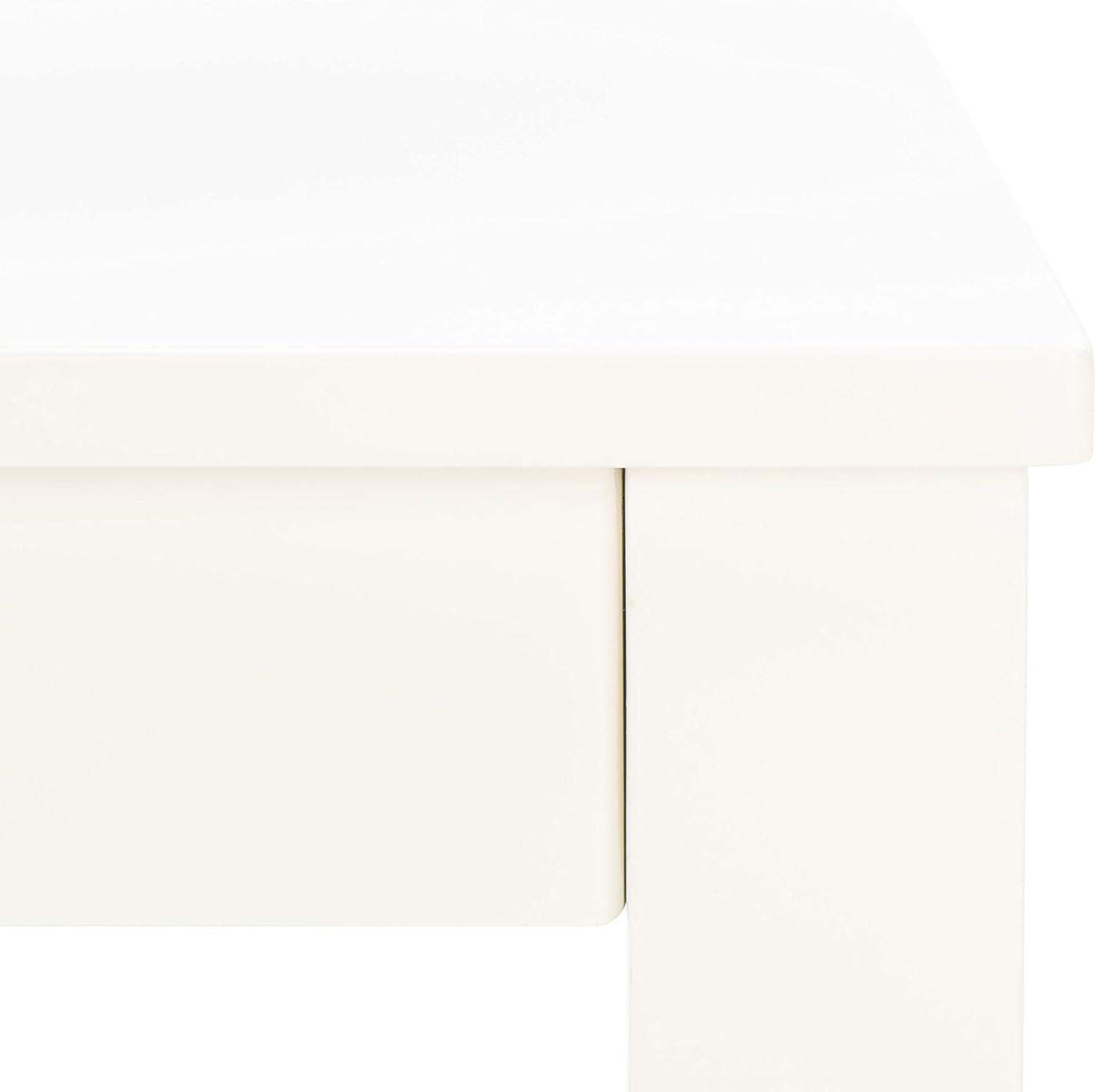 image:imageSafavieh Home Collection Silio White Rectangle Dining TableWhite