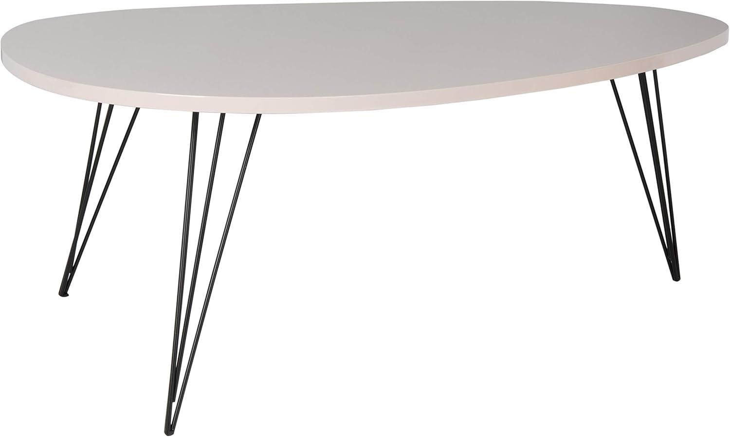 image:imageSafavieh Home Collection Wynton Oak and Black Coffee TableTaupe Black