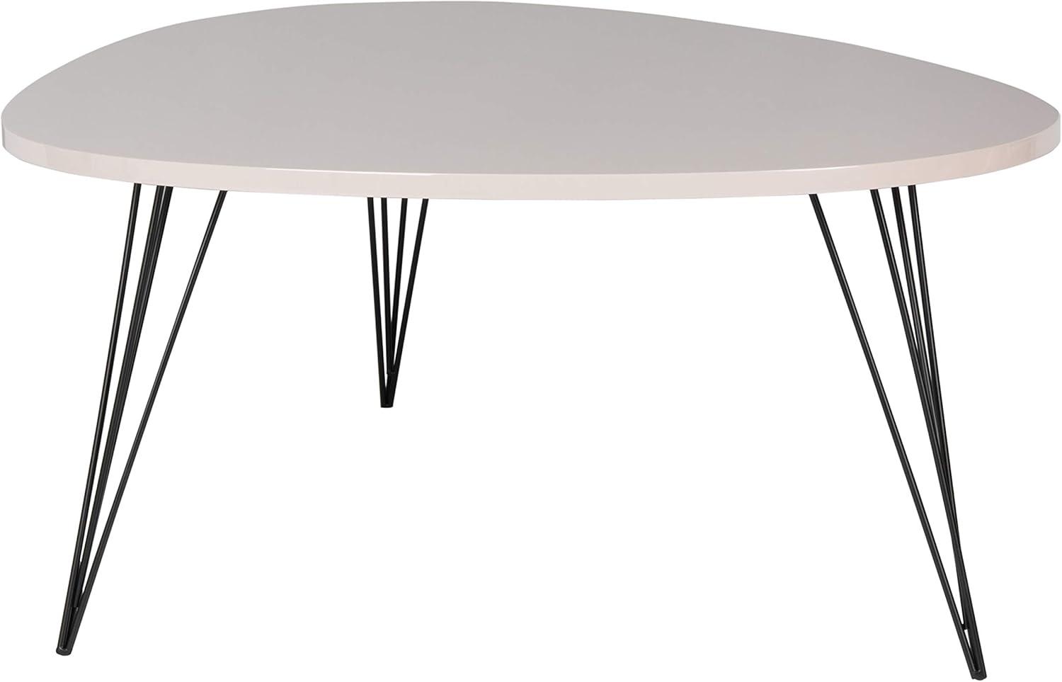 image:imageSafavieh Home Collection Wynton Oak and Black Coffee TableTaupe Black