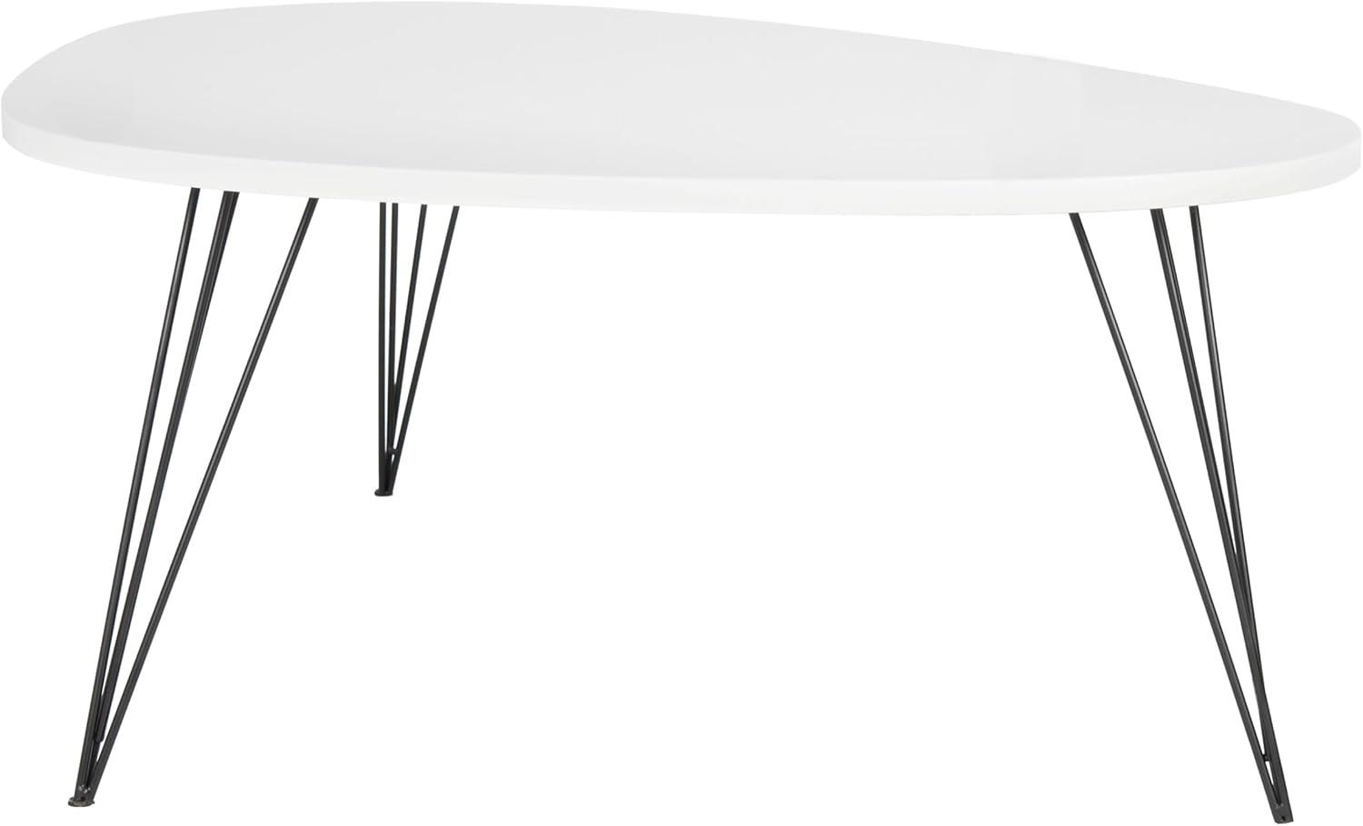 image:imageSafavieh Home Collection Wynton Oak and Black Coffee TableWhite Black