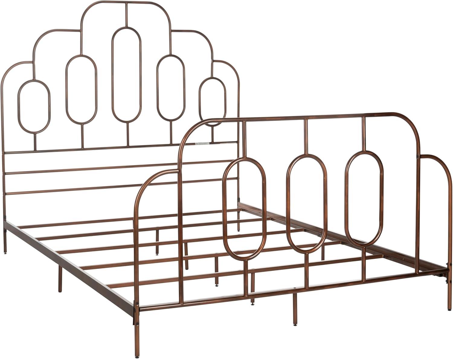 image:imageSafavieh Home Paloma Retro Black Bed FullAntique Bronze
