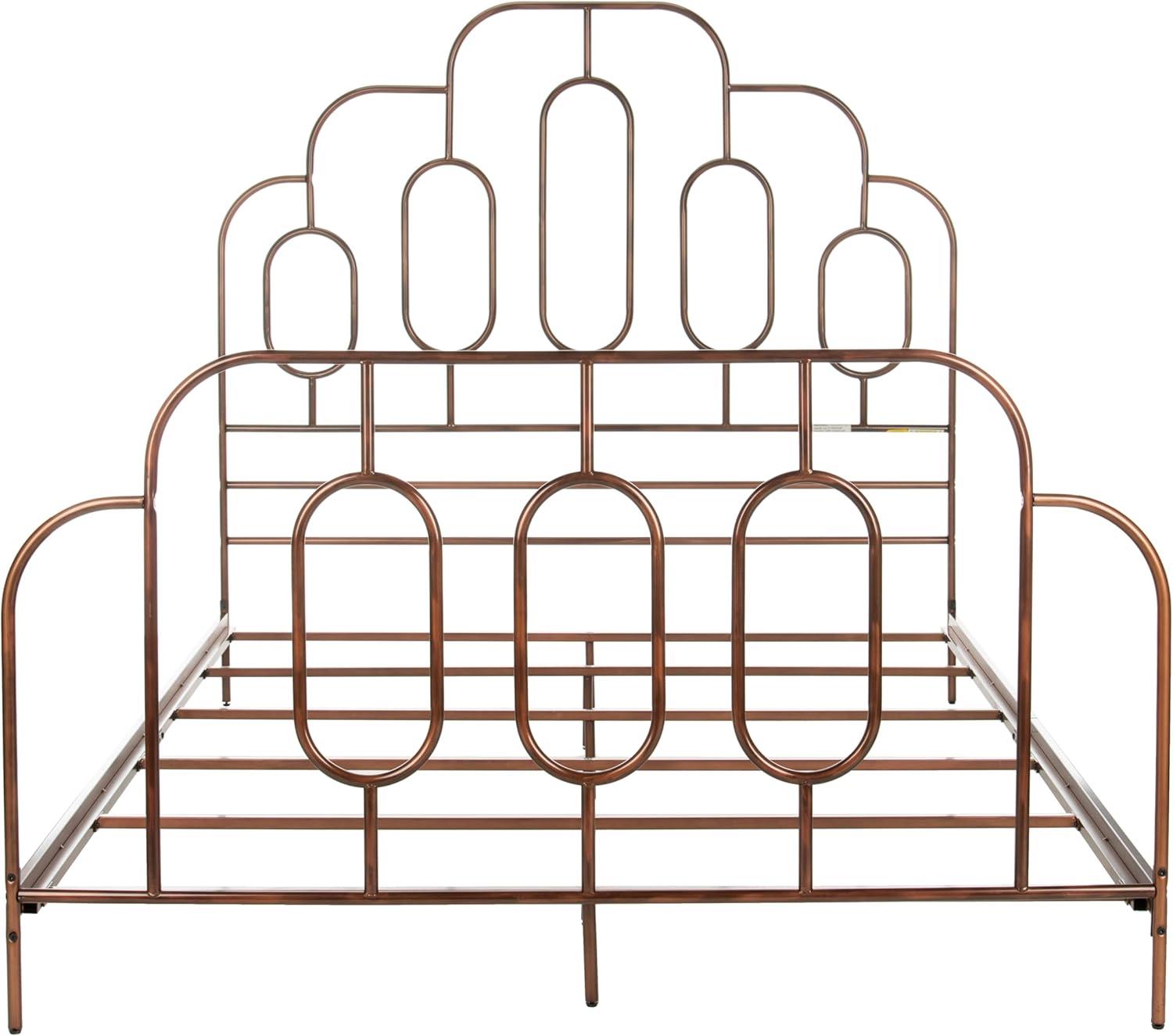 image:imageSafavieh Home Paloma Retro Black Bed FullAntique Bronze