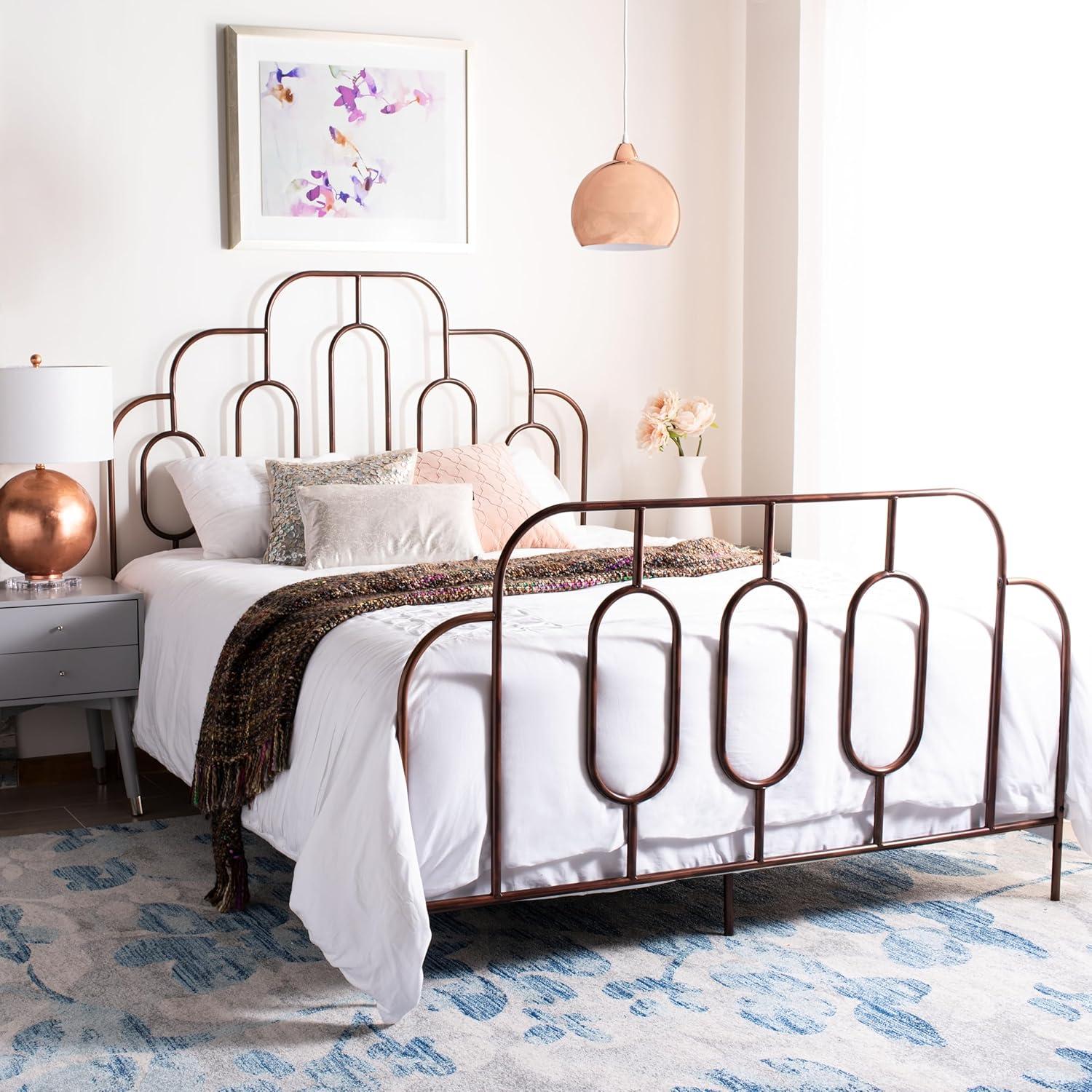 image:imageSafavieh Home Paloma Retro Black Bed FullAntique Bronze