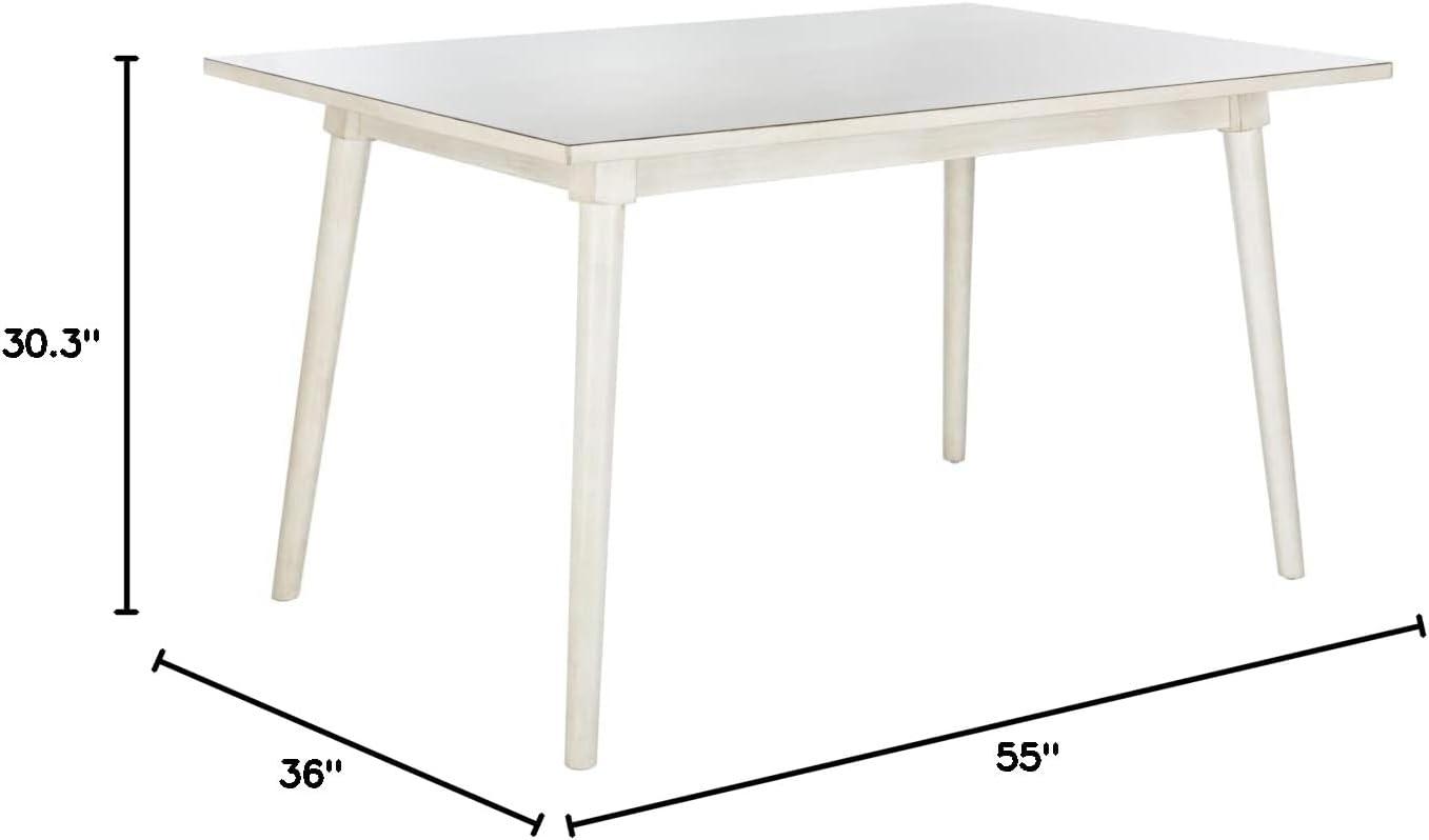 image:imageSafavieh Home Tia Modern Antique White Dining TableAntique White