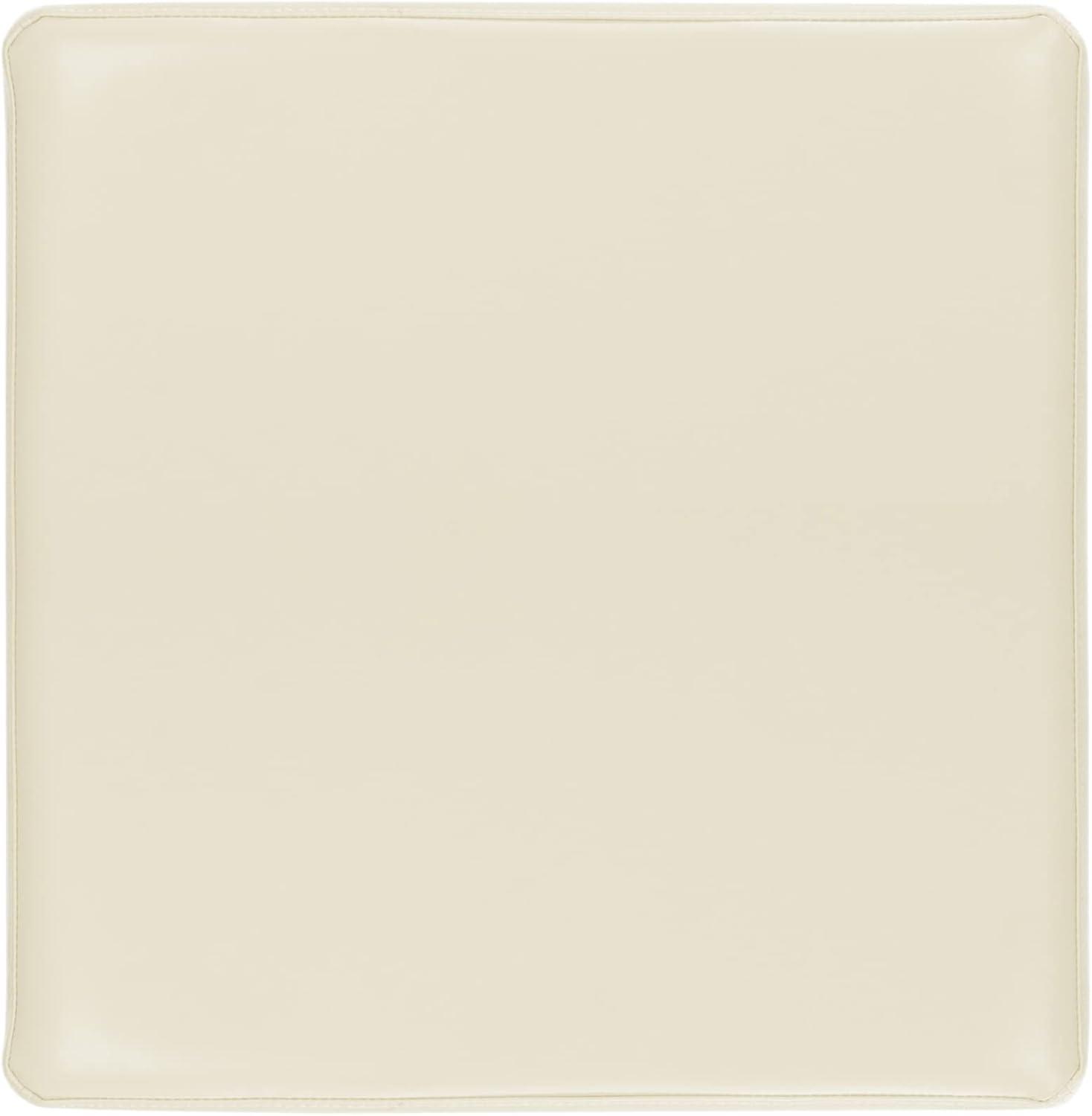 image:imageSafavieh Hudson Collection Ryder Leather Square Flip Top OttomanFlat Cream