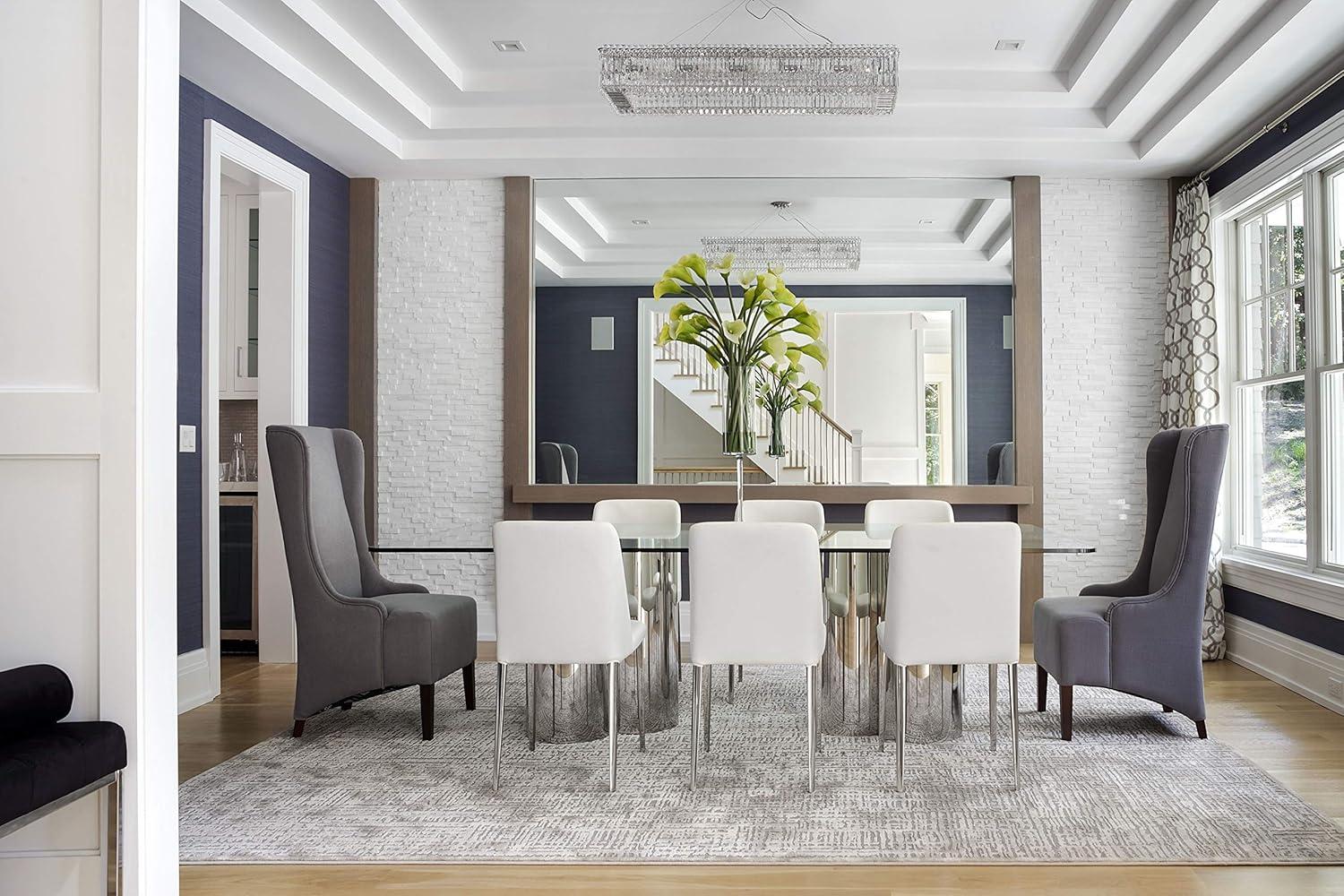 image:imageSafavieh Mercer Collection Becall Dining Chair Artic GreyArtic Grey