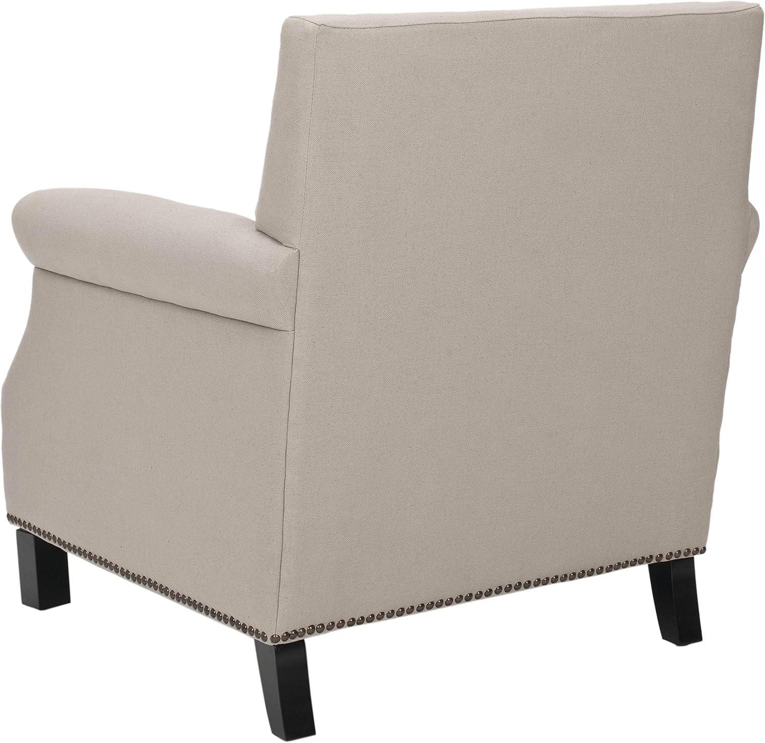 image:imageSafavieh Mercer Collection Charles Beige Linen Club Chairbeige