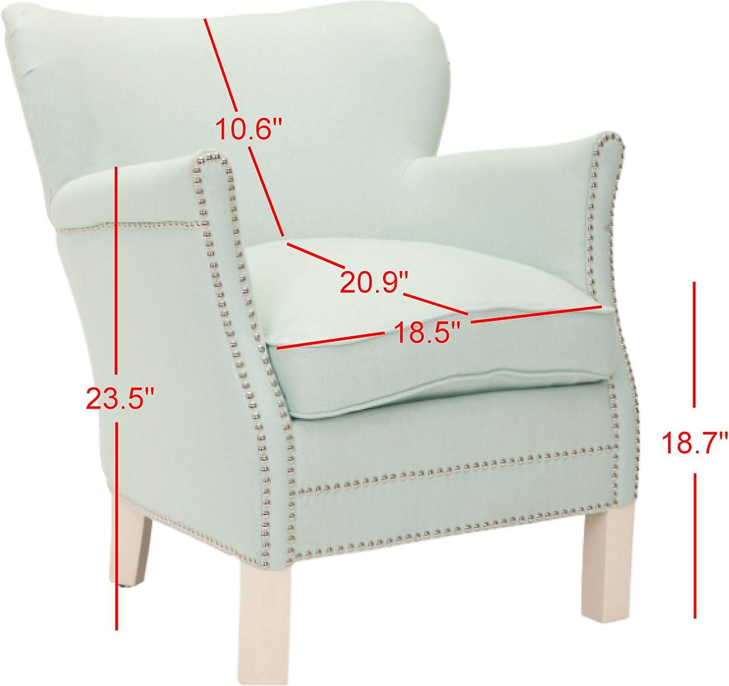 image:imageSafavieh Mercer Collection Connie Beige Linen Club Chairblue