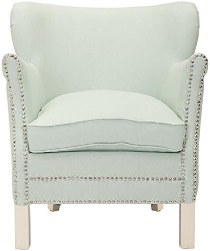 image:imageSafavieh Mercer Collection Connie Beige Linen Club Chairblue