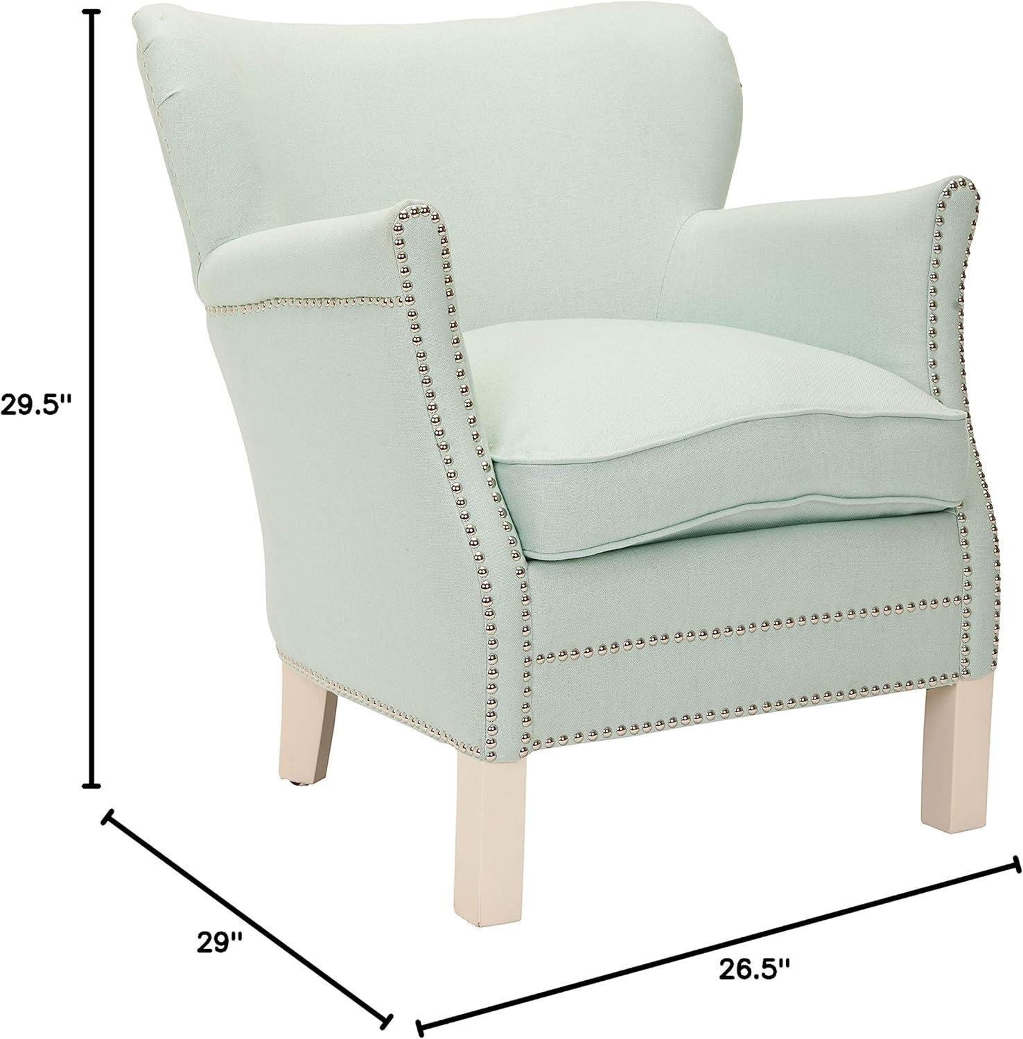 image:imageSafavieh Mercer Collection Connie Beige Linen Club Chairblue