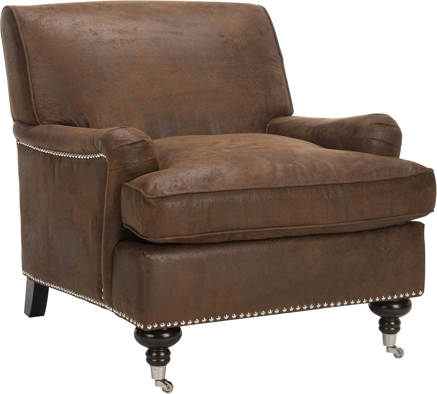 image:imageSafavieh Mercer Collection Ella Brown Club ChairBrown